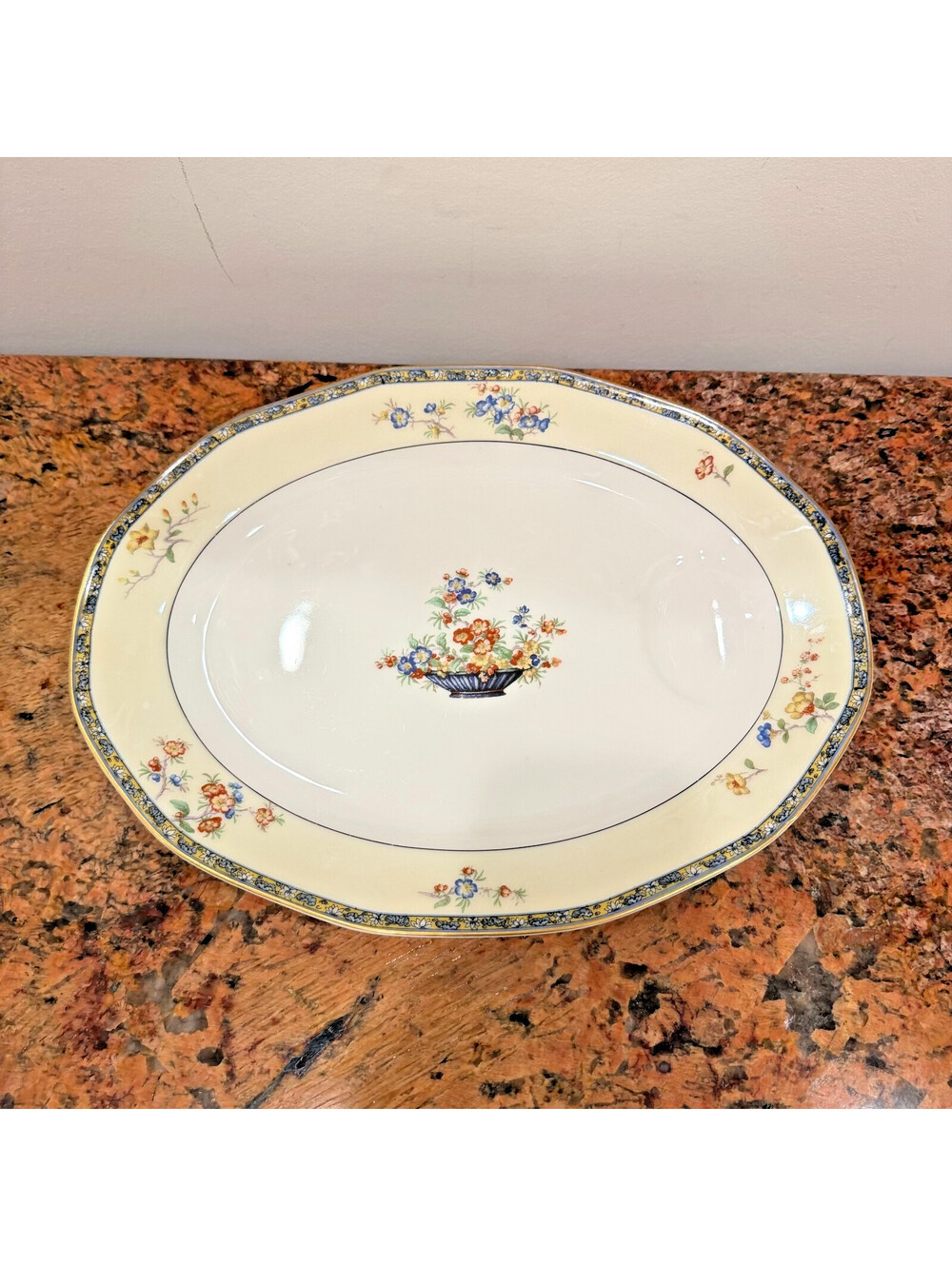 Vintage Theodore Haviland Limoges Serving Platter Montreux Pattern
